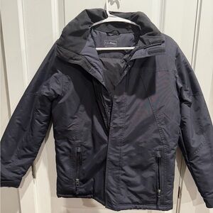 L.L. Bean youth kids black Performance Jacket Size M 10-12